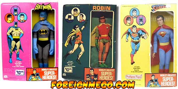 mego superheroes