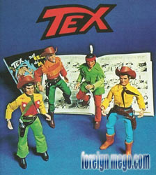 Tex Willer was a Baravelli exclusive