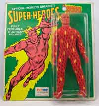 palitoy Mego Human Torch Card