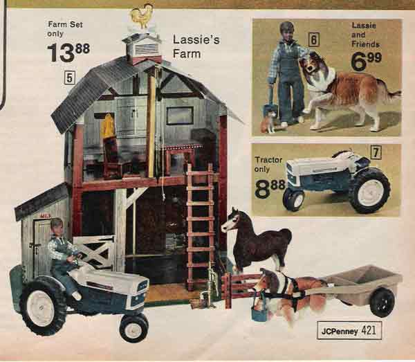 Lassie Timmy Fell   on Figures From The 1970 S But Even I Can T See The Play Value Of Lassie